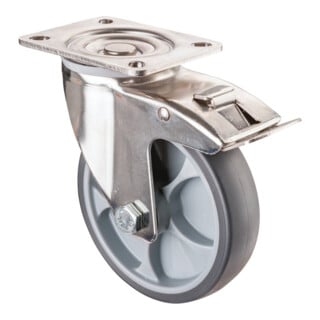BS Rollen Roulette de transport en acier inoxydable (H120×I43×P127)