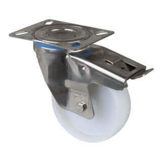 BS Rollen Roulette de transport en acier inoxydable (H120×I90×P127)