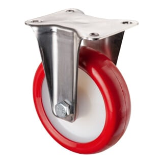 BS Rollen Roulette de transport en inox (H110 × I26 × P127)