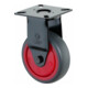 BS Rollen Roulette fixe A810.A85.03, diamètre 75 mm, L 25 mm, 60 kg avec plaque de fixation, gris-1