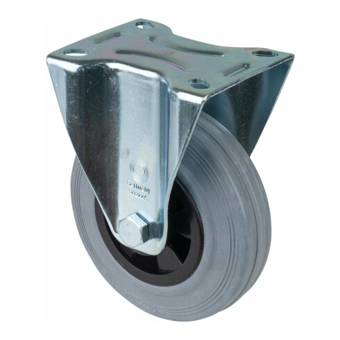 BS Rollen Roulette fixe, diamètre 125 mm L410.B46 100 kg, acier galvanisé