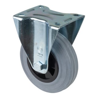 BS Rollen Roulette fixe, diamètre 125 mm L410.B46 100 kg, acier galvanisé