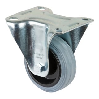 BS Rollen Roulette fixe, diamètre 80mm L410.B46 50kg, acier galvanisé