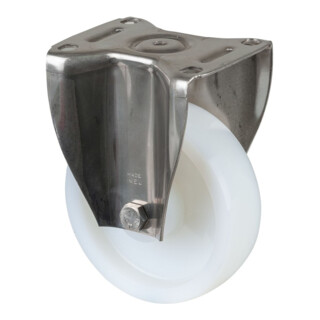 BS Rollen Roulette fixe HS110.A90 Roue Ø 150 mm 700 kg Acier inoxydable