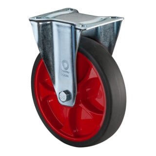 BS Rollen Roulette fixe L410.B44.03 Roue Ø 200 mm 200 kg Acier galvanisé