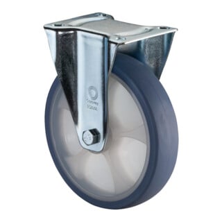 BS Rollen Roulette fixe L410.B44.05 Ø 220 mm 220 kg acier galvanisé