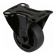 BS Rollen Roulette fixe L810.B44.081.06, diamètre 80 mm, L 32 mm, 100 kg avec plaque de fixation noire-1
