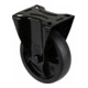 BS Rollen Roulette fixe L810.B44.126.06, diamètre 125 mm, L 32 mm, 120 kg avec plaque de fixation noir-1