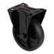 BS Rollen Roulette fixe L810.B44.126.06, diamètre 125 mm, L 32 mm, 120 kg avec plaque de fixation noir-1