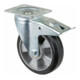 BS Rollen Roulette pivotante avec frein total, diamètre 180 mm, L420.B80 300kg, acier-1