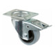 BS Rollen Roulette pivotante avec frein total, diamètre 80 mm, L420.B46 50kg, acier-1