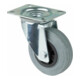 BS Rollen Roulette pivotante, diamètre 100 mm L400.B46 70kg, acier galvanisé-1