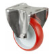 BS Rollen Roulette pivotante, diamètre 100mm H110.I26 130kg acier inoxydable-1