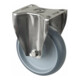 BS Rollen Roulette pivotante, diamètre 125 mm H110.L43 100 kg Acier inoxydable-1