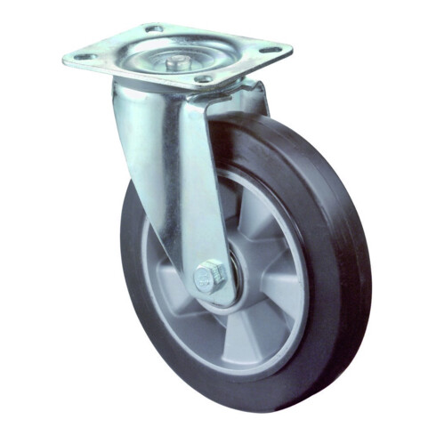 BS Rollen Roulette pivotante, diamètre 125mm LS400.B80 150kg, acier galvanisé