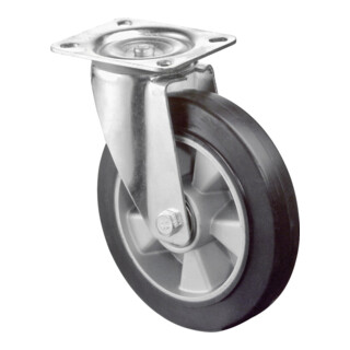 BS Rollen Roulette pivotante, diamètre 125mm LS400.B80 150kg, acier galvanisé