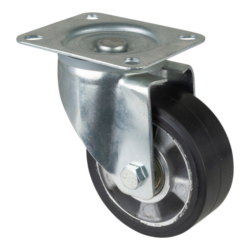 BS Rollen Roulette pivotante, diamètre 125mm LSS400.B80 220kg, acier galvanisé