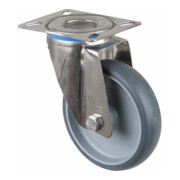 BS Rollen Roulette pivotante, diamètre 150 mm H100.B43 140 kg acier inoxydable