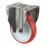 BS Rollen Roulette pivotante, diamètre 150 mm H110.L26 200 kg acier inoxydable