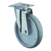 BS Rollen Roulette pivotante, diamètre 200 mm H100.L43 200 kg acier inoxydable