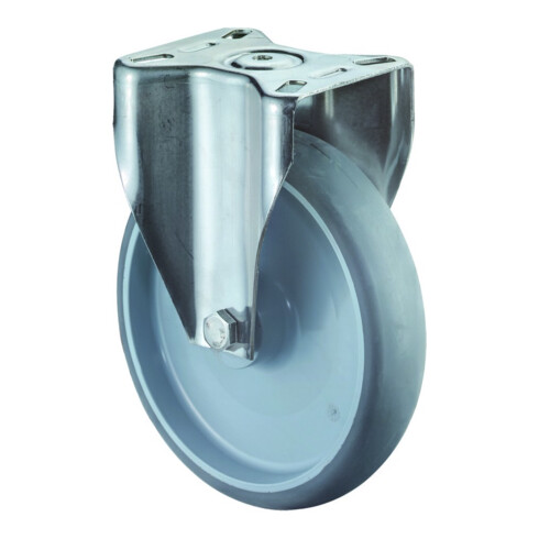 BS Rollen Roulette pivotante, diamètre 200 mm H110.L43 200 kg acier inoxydable