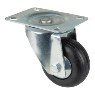 BS Rollen Roulette pivotante, diamètre 80 mm L400.B40 100 kg, acier galvanisé