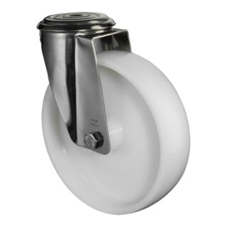 BS Rollen Roulette pivotante H101.A90 Roue Ø 200 mm 200 kg Acier inoxydable