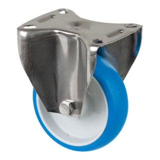 BS Rollen Roulette pivotante H110.B32 inox Roue Ø 100 mm 110 kg