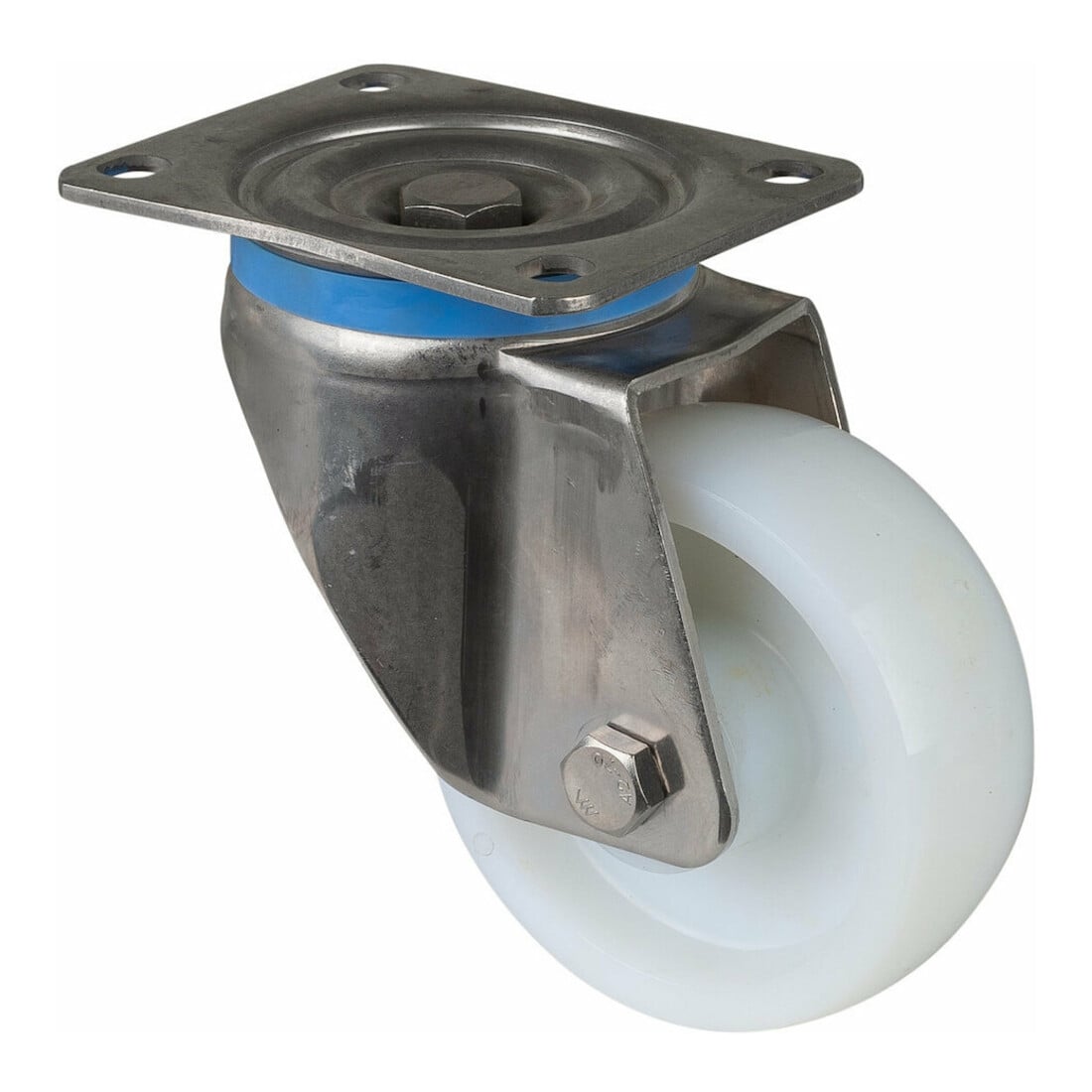 BS Rollen Roulette pivotante HS100.B14, avec plaque, diamètre 125, L 45mm, 700kg, plastique