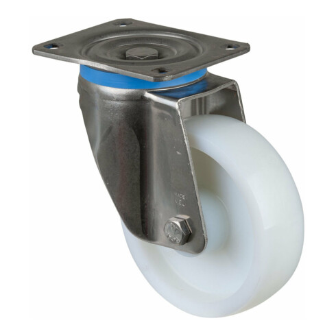 BS Rollen Roulette pivotante HS100.B14, avec plaque, diamètre 150, l 45mm, 700kg, plastique