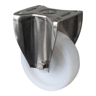 BS Rollen Roulette pivotante HS110.B14 Roue Ø 150 mm 450 kg Acier inoxydable Plastique