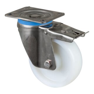 BS Rollen Roulette pivotante HS120.A90 avec frein total Ø 150 mm 700 kg inoxydable