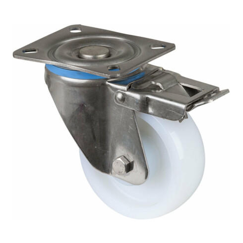 BS Rollen Roulette pivotante HS120.B14, avec plaque, Ø100, L35mm, 300kg