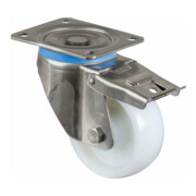 BS Rollen Roulette pivotante HS120.B14, avec plaque, Ø125, L45mm, 700kg
