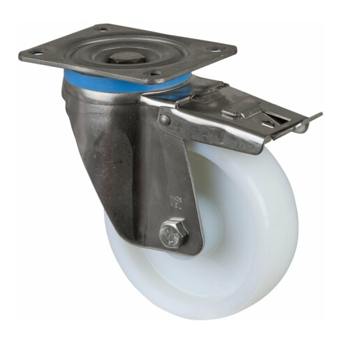 BS Rollen Roulette pivotante HS120.B14, avec platine, Ø150, l45mm, 700kg