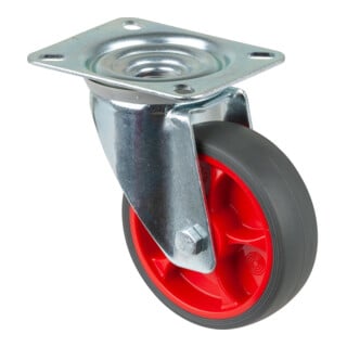 BS Rollen Roulette pivotante L400.B44.03 Roue Ø 100 mm 110 kg Acier galvanisé