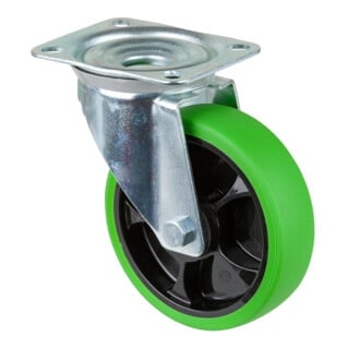 BS Rollen Roulette pivotante L400.B44.04 Roue Ø 200 mm 200 kg Acier galvanisé