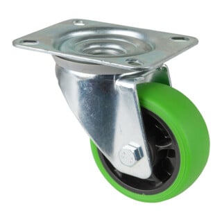 BS Rollen Roulette pivotante L400.B44.04 Roue Ø 80 mm 100 kg Acier galvanisé