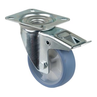 BS Rollen Roulette pivotante L420.B44.05 Roue Ø 100 mm 110 kg Acier galvanisé
