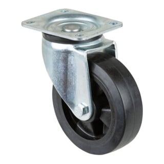 BS Rollen Roulette pivotante L600.B60 Ø 160 I 50 mm 250 kg Pneumatique élastique noir