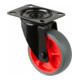 BS Rollen Roulette pivotante L800.B44.101.03 avec plaque, Ø 100 L 32mm, 110kg TPR-1