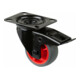 BS Rollen Roulette pivotante L820.B44.081.03 avec plaque, Ø 80 L 32mm, 100kg TPR-1