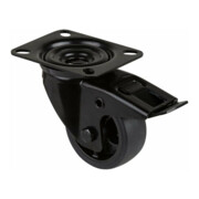 BS Rollen Roulette pivotante L820.B44.081.06 avec plaque, Ø 80 L 32mm, 100kg TPR