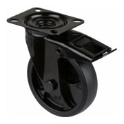 BS Rollen Roulette pivotante L820.B44.126.06 avec plaque, Ø 200 L 45mm, 200kg TPR