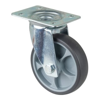 BS Rollen Roulette pivotante LS400.B44 Ø 125 I 32 mm 120 kg TPR
