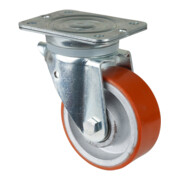 BS Rollen Roulette pivotante N100.C10, avec plaque, diamètre 125, L 50mm 550kg, polyuréthane moulé