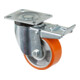 BS Rollen Roulette pivotante N120.B90, avec frein, avec plaque, Ø 100, l 40 mm-1