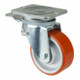 BS Rollen Roulette pivotante N120.C10, charge totale, avec platine, Ø 125, l 50 mm-1