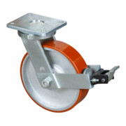 BS Rollen Roulette pivotante RR120.C10, avec frein et plaque, Ø 300, L 75 mm