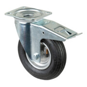Bs Rollen Ruota girevole con dispositivo bloccaggio e cuscinetto, cerchione in acciaio